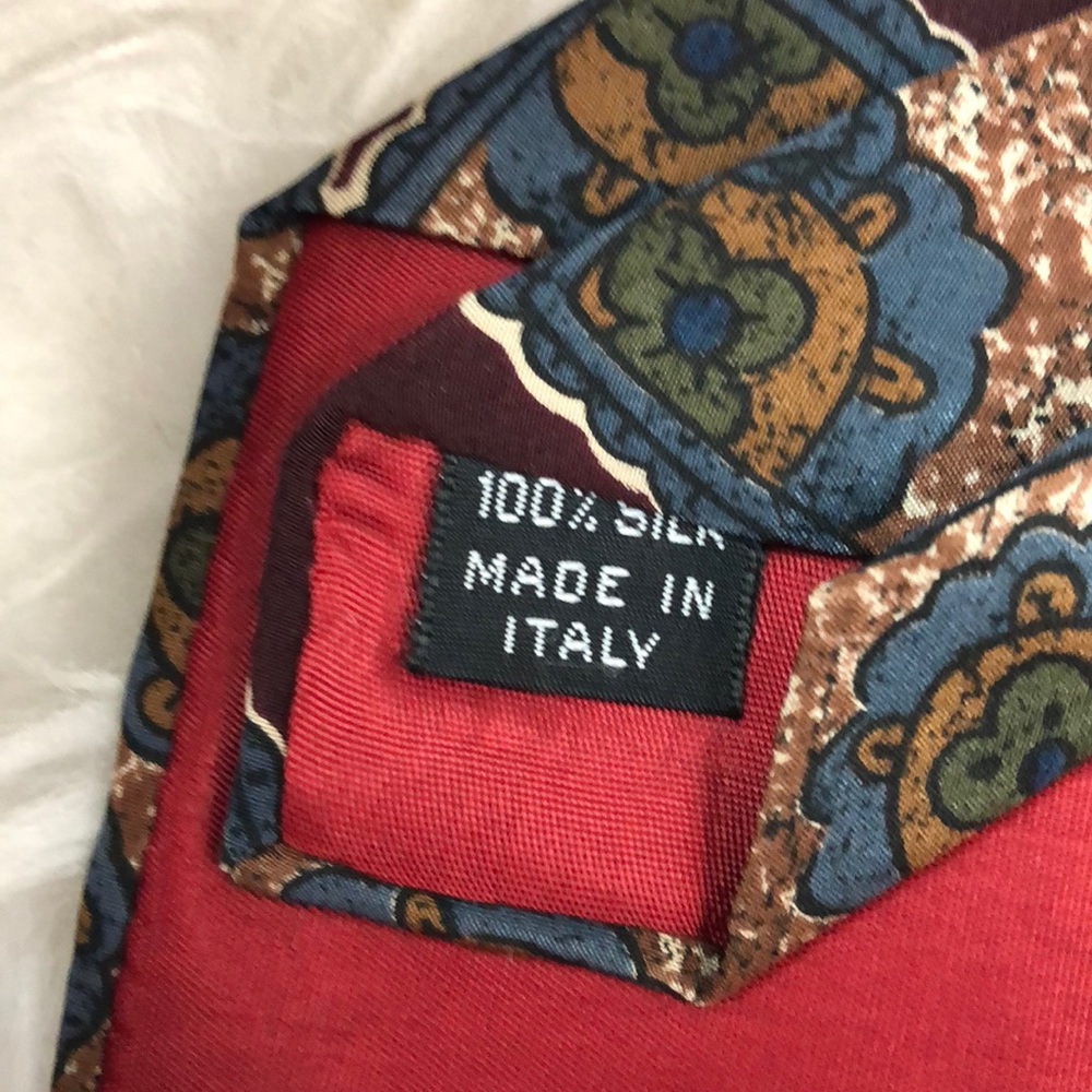 Ted Lapidus Italy Silk Tie - Picture 8 of 10
